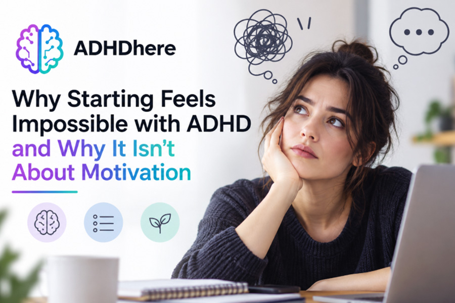 Why Starting Feels Impossible with ADHD and Why It Isnt About Motivation